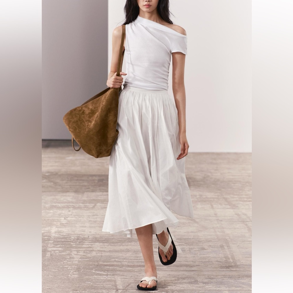 Cotton Poplin Skirt BNWT